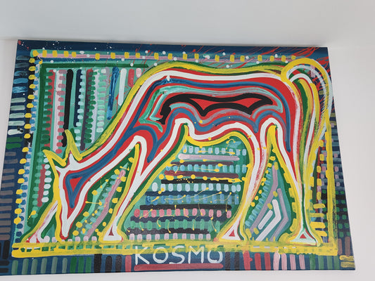 Dear Grazing By Italian Artist Auturo Kosmo