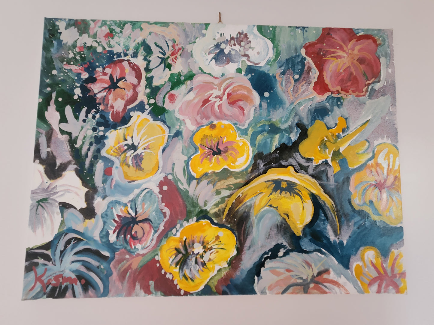 Spring Flowers By Italian Artist Auturo Kosmo