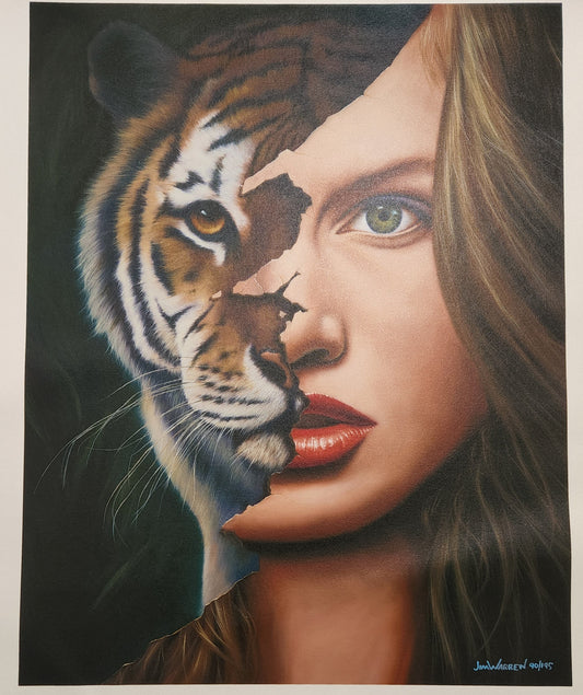 Half Tiger Half Women By Jim Warren